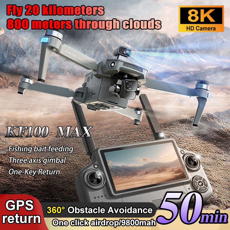 Drone Kit Professional - SJRC KF100 MAX 8K UHD Photo