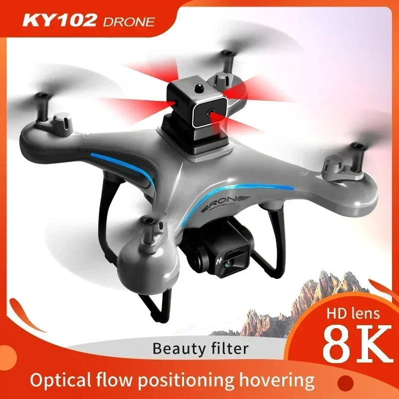 KY102 RC Drone 8K Professional - مراجعة Drone Kit Vtol وسعره