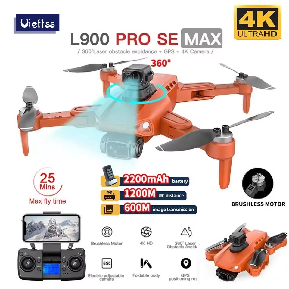 L900 Pro / SE / MAX Drone 4K P - مراجعة Drone Kit Vtol وسعره