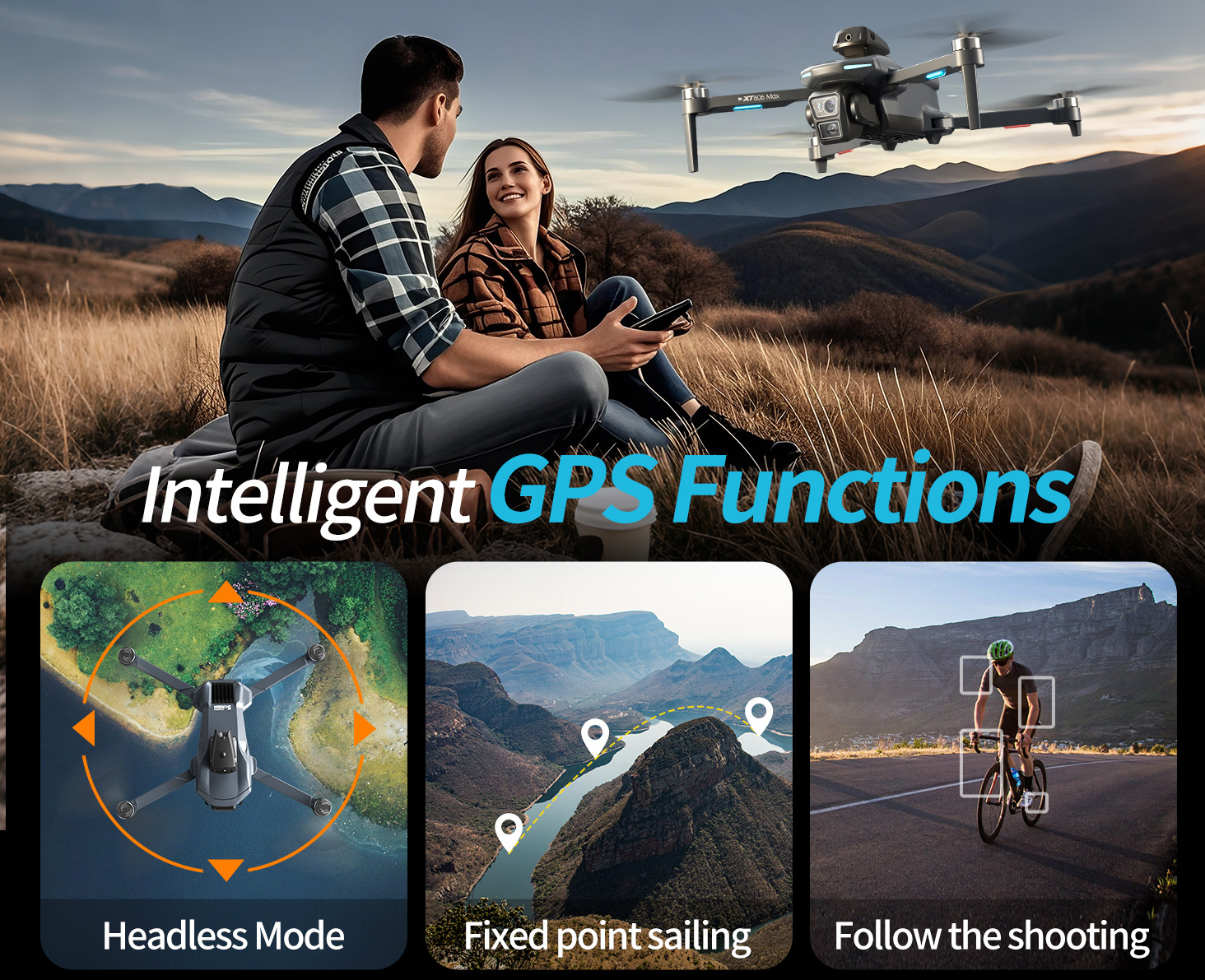 XT606 MAX 3 battery Drone 4k 8 - مراجعة Drone Kit Long Range وسعره