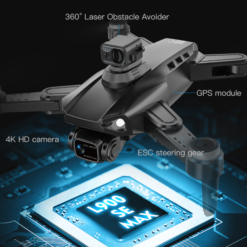 L900/L200 Pro MAX Professional - مراجعة Drone Kit Vtol وسعره