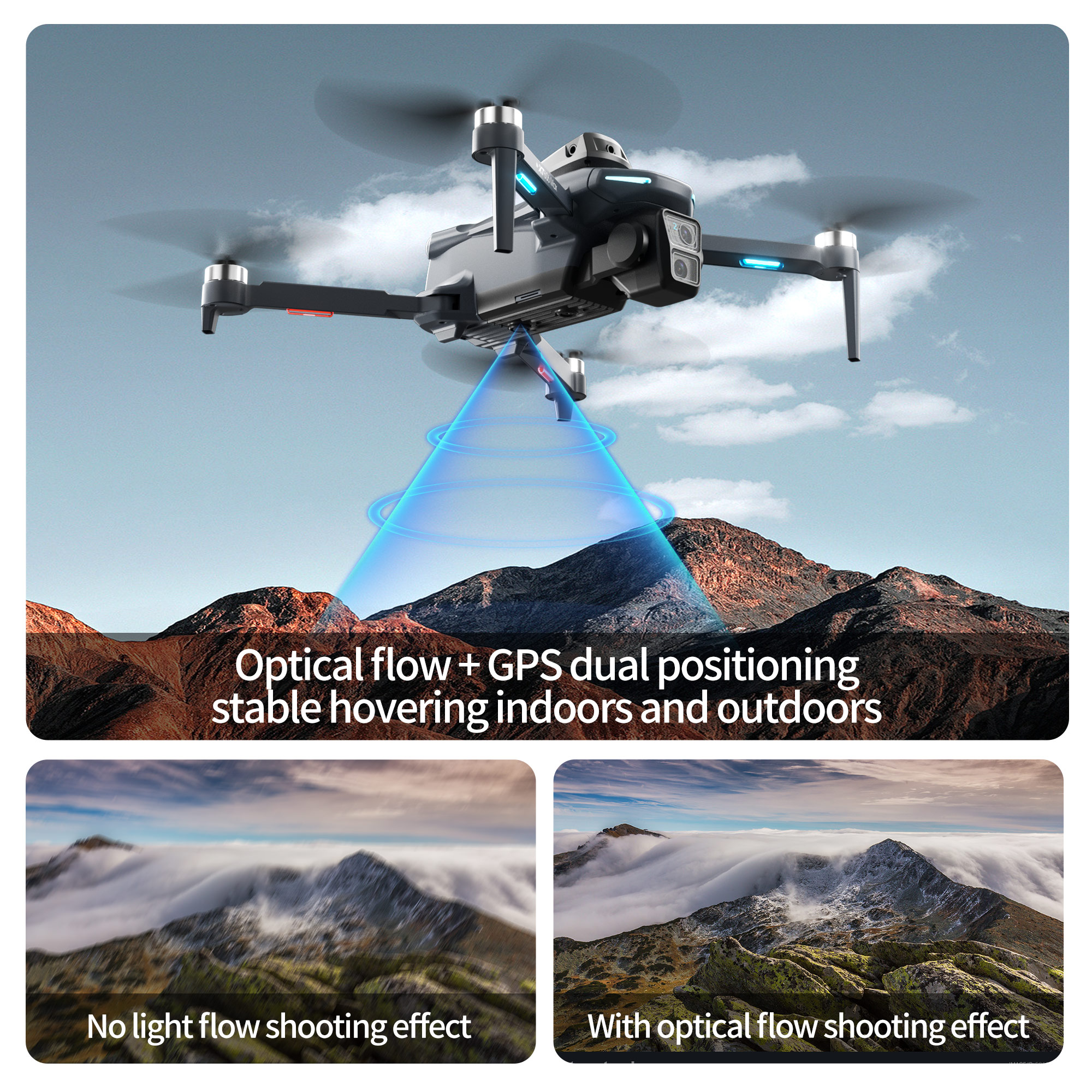 XT606 Foldable Drone 4K Dual C - مراجعة Drone Kit Long Range وسعره
