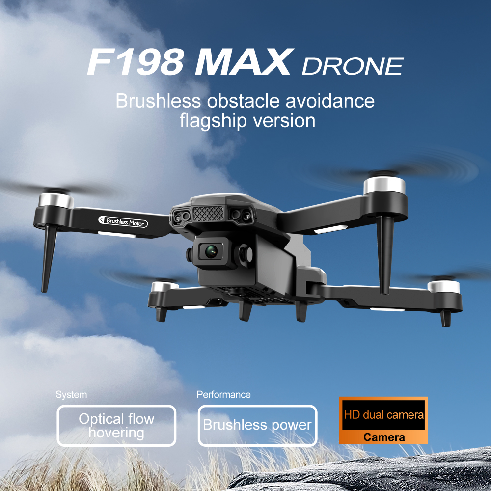 New F198 Drone Professional Du - مراجعة Drone Kit Vtol وسعره