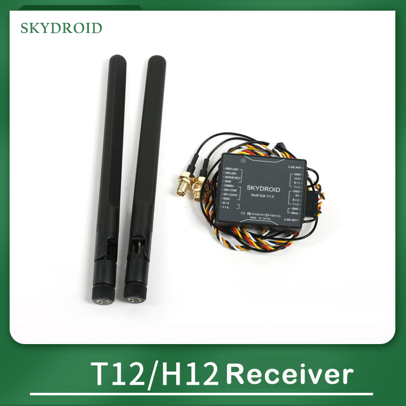 Skydroid H12 T12 Receiver with - مراجعة Drone Kit Hexacopter وسعره