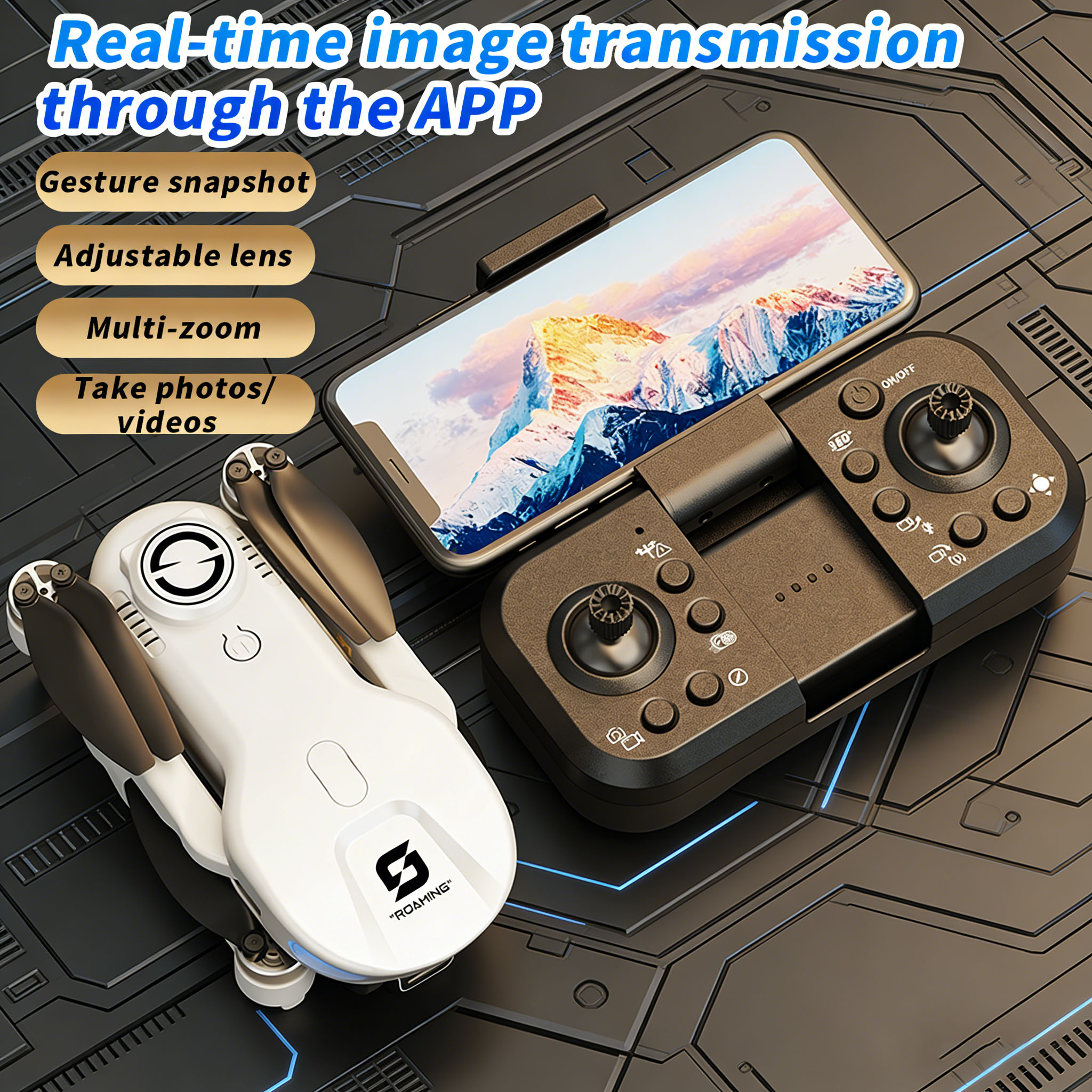 HD 8K Professional GPS Drone w - مراجعة Drone Kit Hexacopter وسعره
