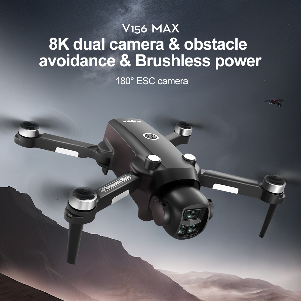 Lenovo V156 MAX 4K 8K Drone 5G - مراجعة Drone Kit Long Range وسعره