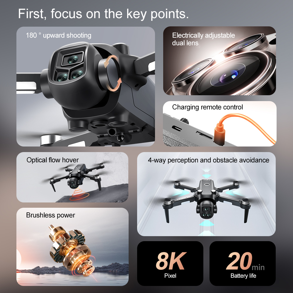 Lenovo V156 MAX 4K 8K Drone 5G - مراجعة Drone Kit Long Range وسعره