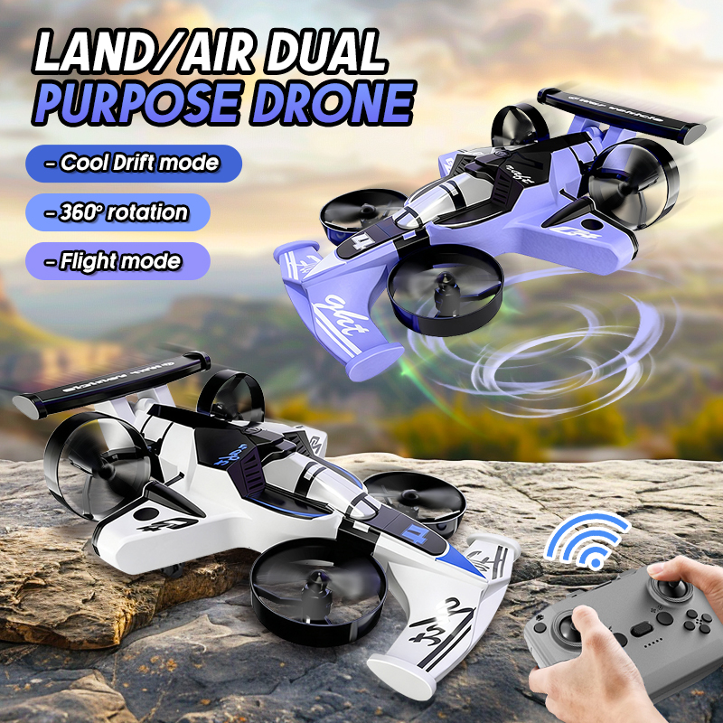 2in1 Mini Drone Air-Ground Fly - مراجعة Drone Kit Professional وسعره