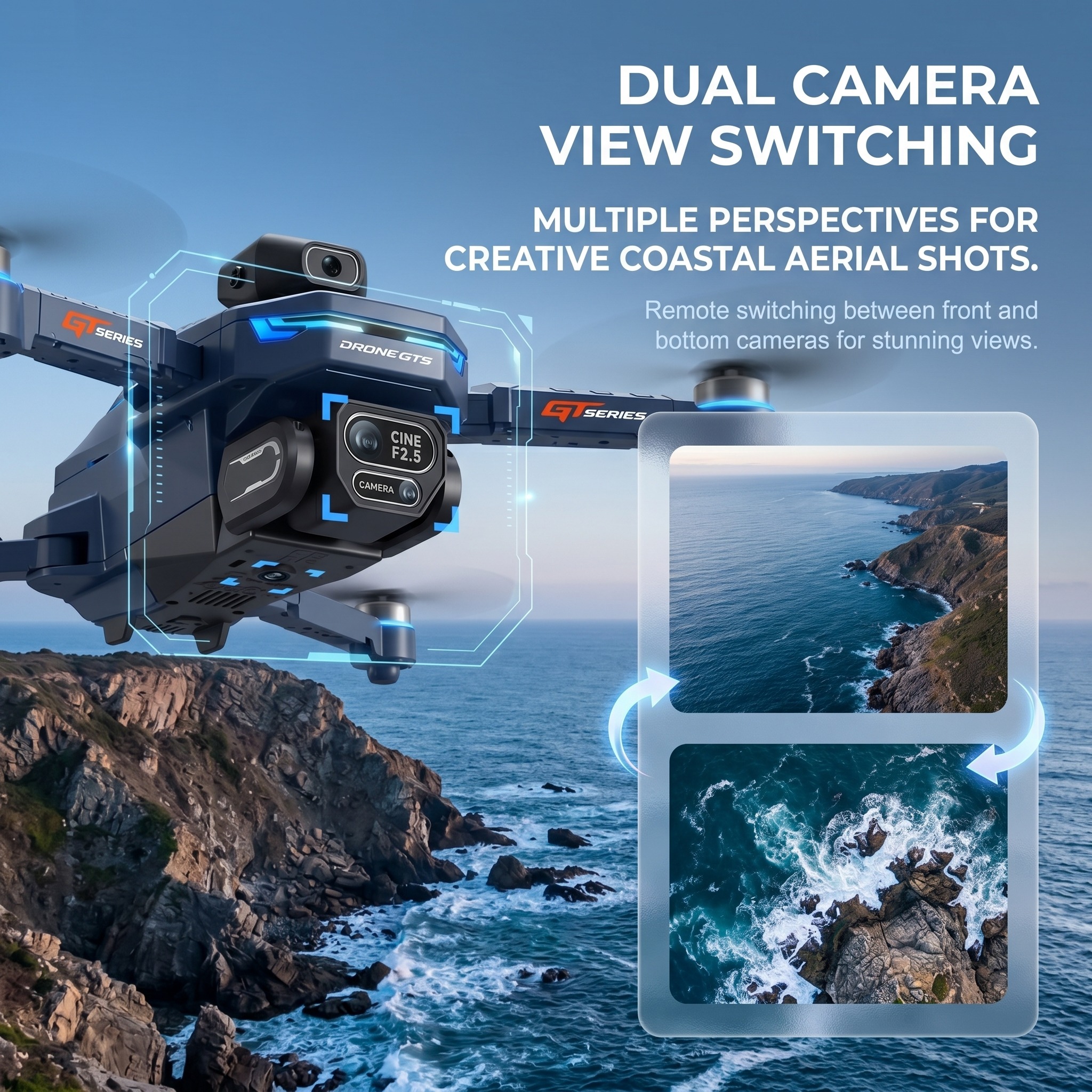 New Drone GT8 8K Professional  - مراجعة Drone Kit Professional وسعره